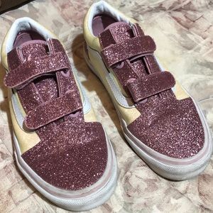 Vans Old Skool Purple Yellow Skateboard Shoes Sneakers